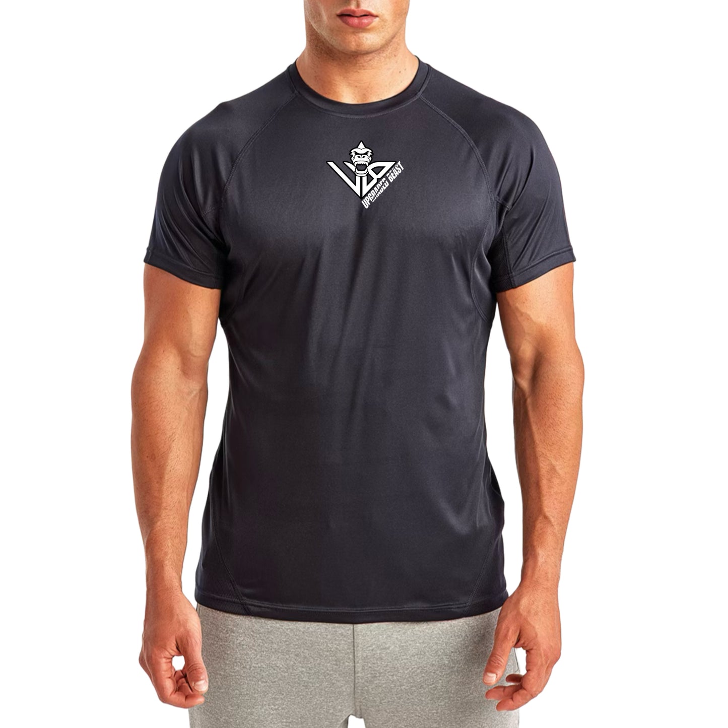 Upgraded Beast Dri-Fit Performance Shirt – Men’s Breathable Mo isture-Wicking Athletic Tee