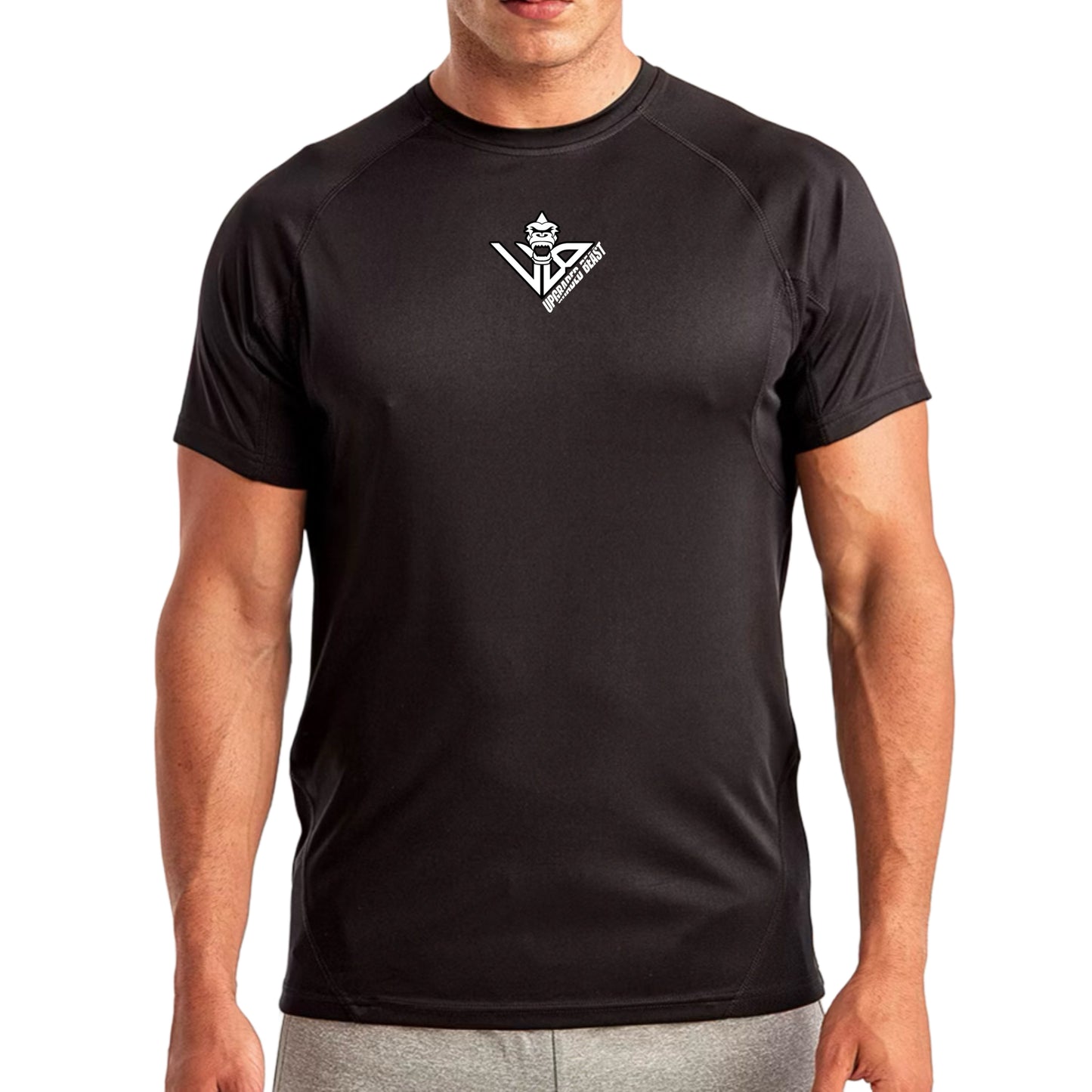 Upgraded Beast Dri-Fit Performance Shirt – Men’s Breathable Mo isture-Wicking Athletic Tee